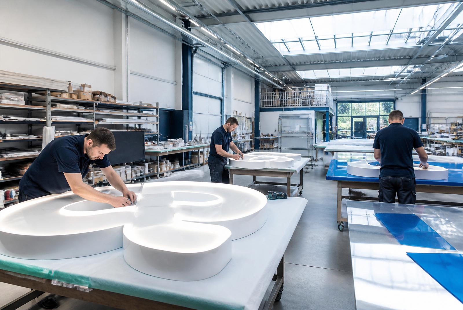 Atelier de fabrication Corbec Noveclair à Saint-Martin-Boulogne